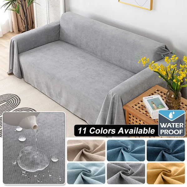 Waterproof Sofa Towel Sofa Blanket For Living Room Winter Sofa Throw Cover Anti-slip Couch Cover Sofa Chaise Cover Lounge