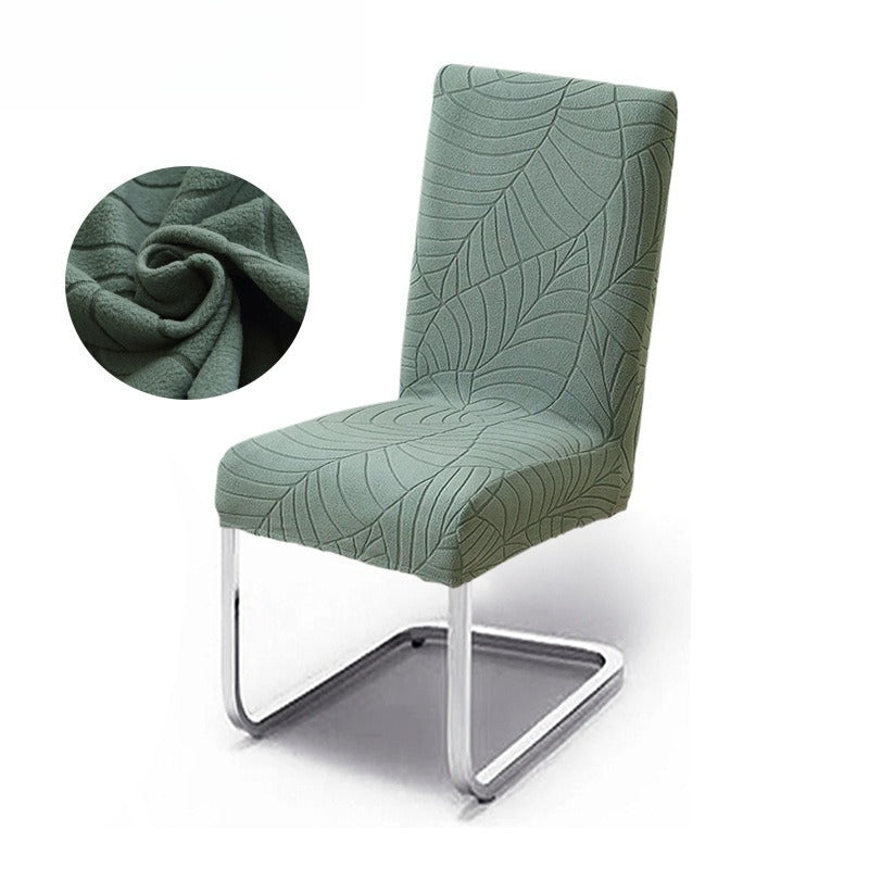 Thick Leaf Jacquard Cantilever Dining Chair Covers – Stretch Cantilever Dining Chair Slipcovers