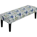 Stretch Bench Cover Removable Bench Slipcover Washable Bench Seat Protector Rectangle Bench Cover for Dining Room Living Room Bedroom Kitchen