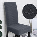 Non Slip Chair Cover for Dining Room Elastic Spandex Kitchen Seats Washable