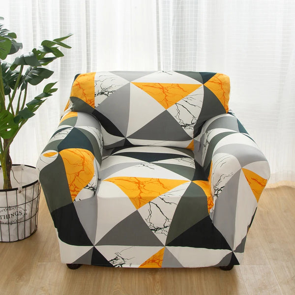 Single Sofa Chair Slipcovers Armchair Covers Decoration Elastic Spandex for Living Room Sofa Cover Stretch Floral Printed