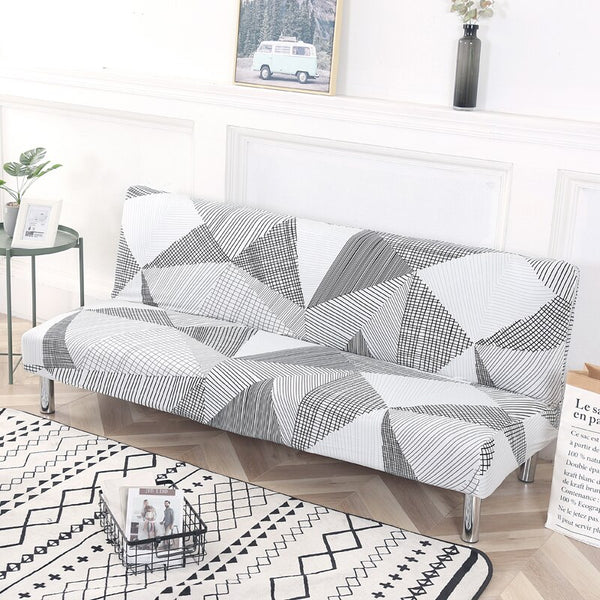 String Pritented All-inclusive Folding Sofa Bed Covers Sofa Covers Elastic Slipcovers Corner Sofa Armrest Seat Cover Sofa Towel