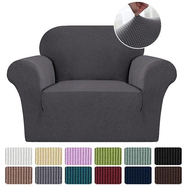 4 Types Armchair Cover Elastic Sofa Cover Stretch Furniture Slipcover for Chairs 1 Seat Couch Cover Case 1 Seat Soft Cover