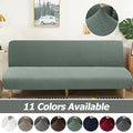 Sofa Bed Cover Armless Futon Cover High Stretch Plaid Fabric Couch Cover For Home Furniture Protector For Kids Pets Dog And Cat