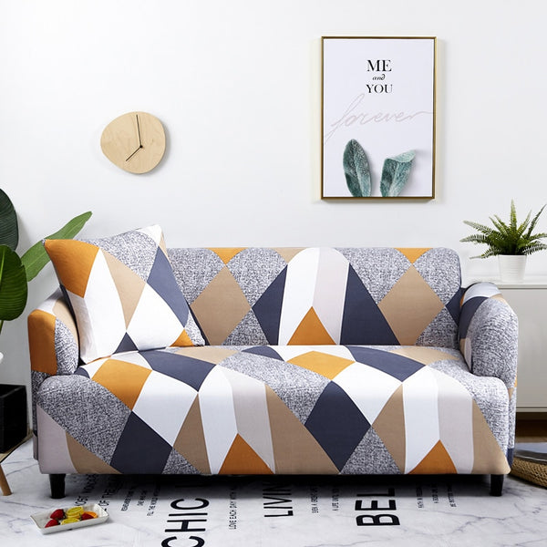 Stretch Plaid Sofa Slipcover Elastic Sofa Covers Furniture Couch Slipcover Sofa Chair Couch Cover Home Decor 1/2/3/4-seater Furniture Couch Slipcover