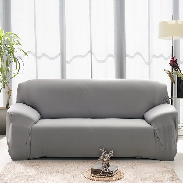Elastic Plain Solid Sofa Cover Stretch Tight Wrap All-inclusive Sofa Cover Furniture Protector Covers Sofa Couch Cover ArmChair Cover