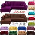 Elastic Sofa Cover Cotton All-inclusive Stretch Slipcover Couch Cover Sofa Towel Sofa Cover Furniture Protector L Type Corner Elastic Couch Covers