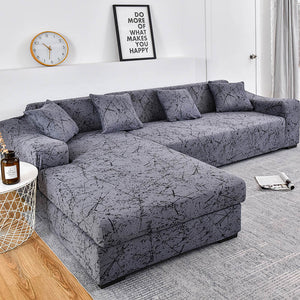 Elastic Geometric Sofa Covers for Living Room