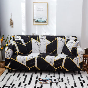 Floral Printed Sofa Cover