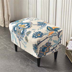 Printed Footstool Cover