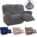High Grade Recliner Sofa Chair Cover 2 Seat Sofa All-inclusive Non-slip Sofa Couch Cover Slipcover Elastic Recliner Double Seat Sofa Recliner Covers