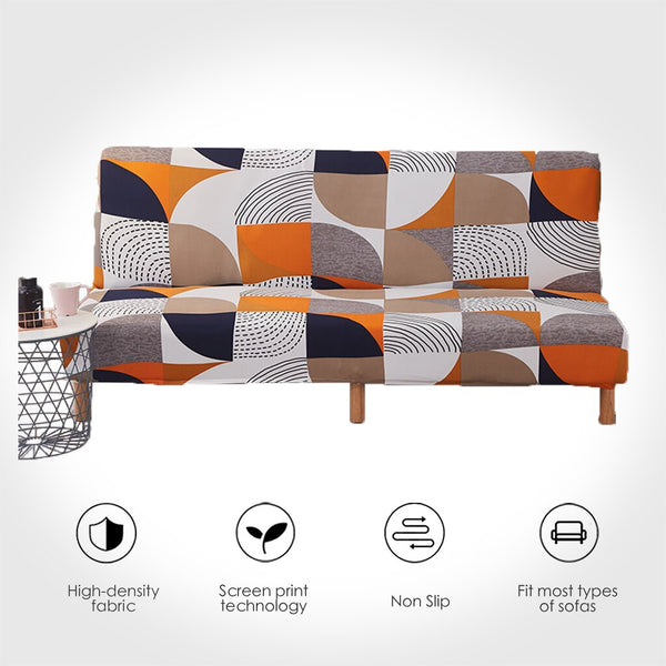 Armless Covers Sofa Bed Cover All-inclusive Folding Elastic Couch Cover Loveseat Stretch Furniture Covers Protector Removable