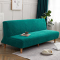 Elastic Sofa Bed Cover Armless Sofa Cover For Living Room Plaid Straight Sofa Cover Slipcover Futon Cover For Home Covers