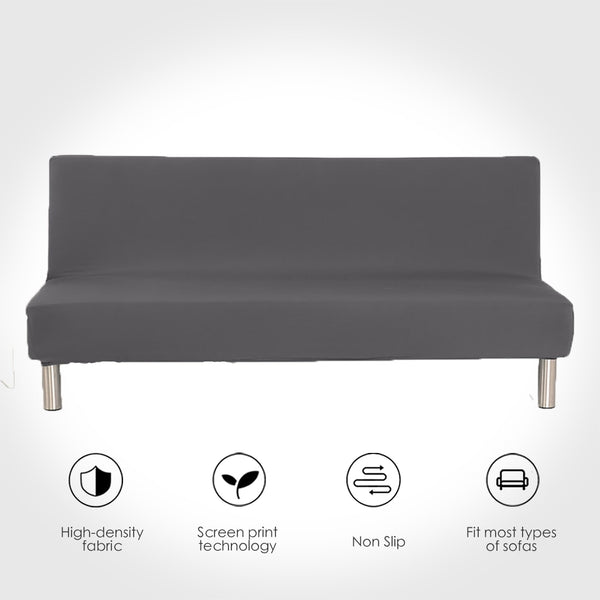 Universal Sofa Bed Cover Armless Cover Folding Modern Seat Slipcovers Stretch Covers Couch Protector Elastic Futon Spandex Cover