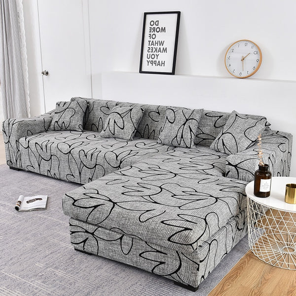 Sofa Cover Elastic Couch Cover Sectional Chair Cover Sofa Cover Corner L-shape Sofa Cover 1/2/3/4-seater Cover Corner L Shaped Slipcover